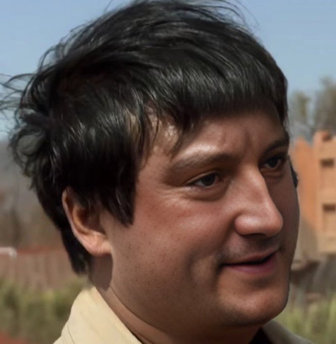 A man with dark hair and a slight smirk looks off-camera in an outdoor setting, paired with a job posting from YEET seeking witty content creators with expertise in gambling, crypto, sports, and internet memes to join their full-time team.