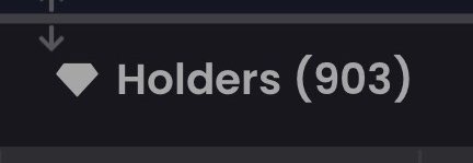 The main focus of this image is a post or a meme that has been shared, which features an explanation about holders (also known as balances) associated with the cryptocurrency solana. The post claims that there are 903 holders of this particular coin. This information can be useful for users who are interested in knowing how many people have wallets with them, and it provides them with some context to understand more about the coin they're trading or mining.