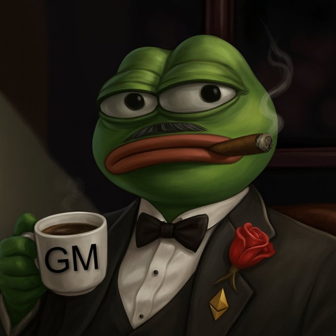 The image features a cartoon frog wearing a suit and tie holding a cup of coffee while smoking a cigar. The caption reads "Good morning everyone. One of the reasons I continue following Quip Network @quipnetwork is that the project is focused on real world utility". This suggests that the artist behind this illustration might be interested in creating visually appealing content related to finance or business, possibly aiming to convey an important message about the importance of staying informed and up-to-date with current events.

The frog's attire and accessories, such as the tie and suit, could symbolize professionalism and success within a corporate setting. The image might be used in various contexts like advertisements, social media posts or even as part of an educational material to help people understand complex financial concepts more easily.