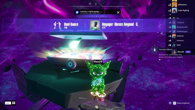 The image shows a character with green skin standing next to a table that has a green box on top of it, surrounded by purple lights. The character appears to be wearing skates and holding onto a skateboard. In the background, there is text that reads "60 level achieved, now I can rest! @OthersideMeta @apecoin @ApeChainHUB". This suggests that the player has completed a challenging level in the game and is taking a break before attempting to complete more levels or face new challenges.

The post also mentions other players who have reached this milestone, indicating that it might be a popular achievement among gamers. The character's green skin color could potentially represent a specific power or ability within the game, which may contribute to their success in completing the level.