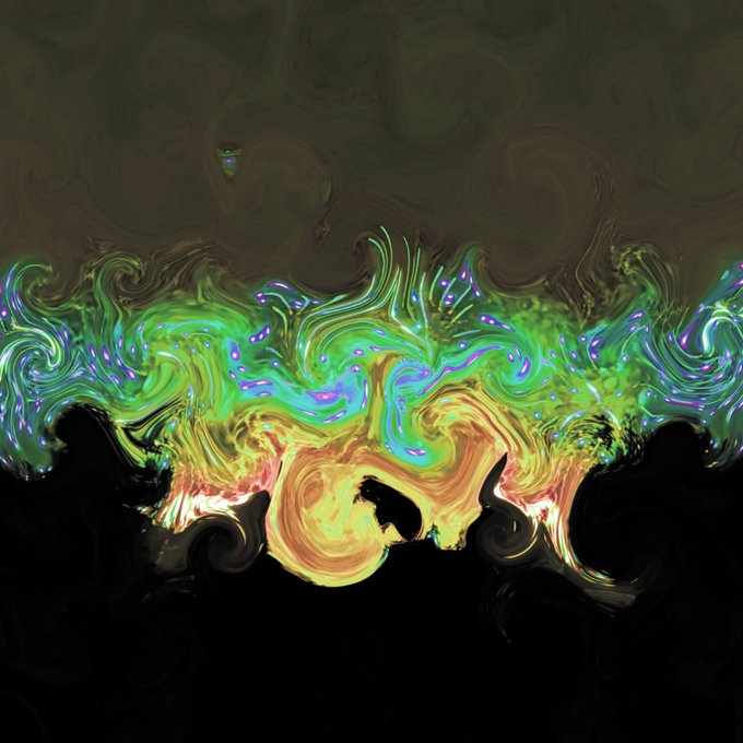 The image is a vibrant abstract representation, potentially hinting at the dynamic and colorful essence of digital art communities and platforms. It relates to the text by visually paralleling the energy and creativity that platforms like Patreon and potentially the mentioned website builder strive to foster within their communities.