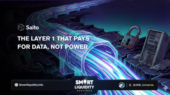 "The Layer 1 that pays for data, not power".