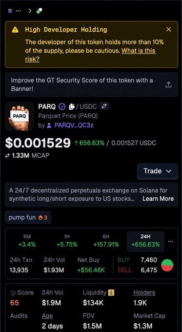 The image features a screenshot of a cell phone screen with a post displayed at the bottom. The text on the post indicates that there was an error with the app or website, possibly related to some technical issue. It also highlights that the developer holds a high score in terms of security and has a system for holding funds safely.

The main content of the cell phone screen shows various stock market data, including details about different stocks and prices as well as information on the trader's history at a glance. There are several stock tickers displayed across the top and bottom sections of the screen to help users stay updated with current market trends.