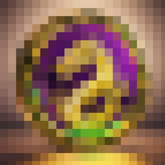 The image features a large, colorful circle with purple and yellow squares inside. The text "THE NEXT GAMBLEFI SUPER-GEM IS COMING TO SOLANA! Meet Fatal Kombat AI— an unhinged, AI-driven Anime Battle Coliseum 18+ launching strictly on May 27th!" is displayed around the circle. This suggests that a new game or event related to the Super Gem is about to take place in Solana.