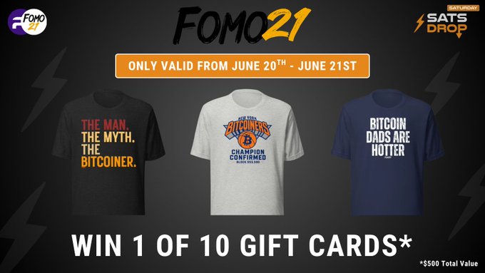 The image features an advertisement for a website called SatsDrop that offers a contest where people can win gift cards by entering their name, age, and location. The text on the image reads "Focus on what is in the image and how it relates to the post". This suggests that the main focus of the image should be on the details provided about the contest or website rather than the content displayed in the image itself.