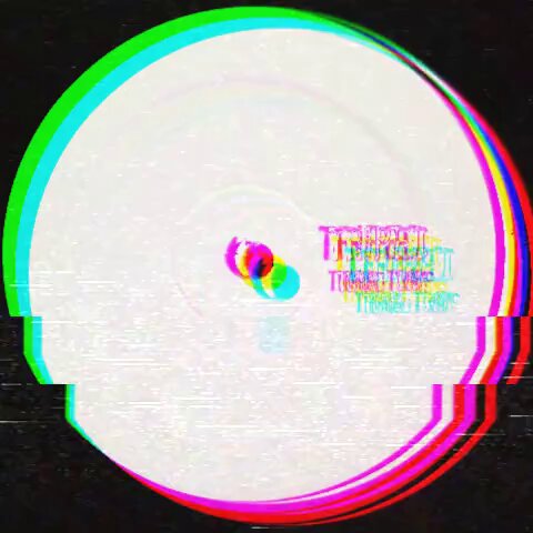 The image shows a distorted, colorful circle with text that reads "X Signal acquired DECONSTRUCT LAB X subscription layer is now live. Step through and enter the lab back channel: • First previews of new mono.log entities • Daily hypnotic techno transmissions • Direct signal via dm to all subscribers". The post appears to be about a new album release, with a focus on the album's first preview or a daily hypnosis track.