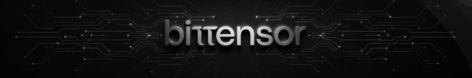 The graphic displays the metallic "bittensor" logo centered against a dark, circuit-patterned background. The text references TAO, Bittensor's native cryptocurrency, framing the post as a humorous flex about profiting from holding the token.