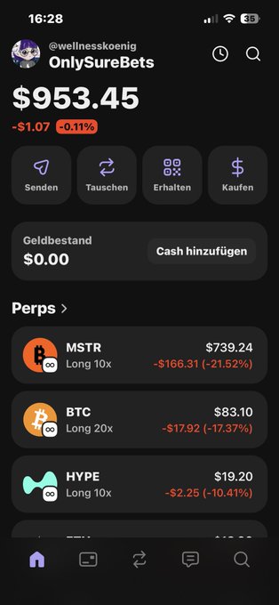 The image displays a cell phone screen, which shows an app for Bitcoin trading with information about its current value of $9,300.95. There are various options available on the app that users can choose from, such as Bitcoin Cash, Bitcoin, and other cryptocurrency types like BTTC. The post also mentions an ongoing discussion in Germany about the app, possibly related to the trading platform or user experience.