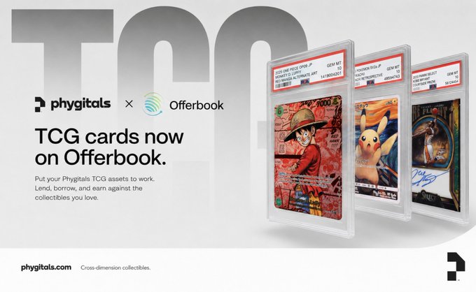 The image features a poster with three different Pokemon trading card images, each accompanied by text that promotes the idea of collecting Pokémon cards. The poster also includes information about a partnership between @JupiterExchange and @jup_offerbook for trading Pokémon cards on the Solana platform.
