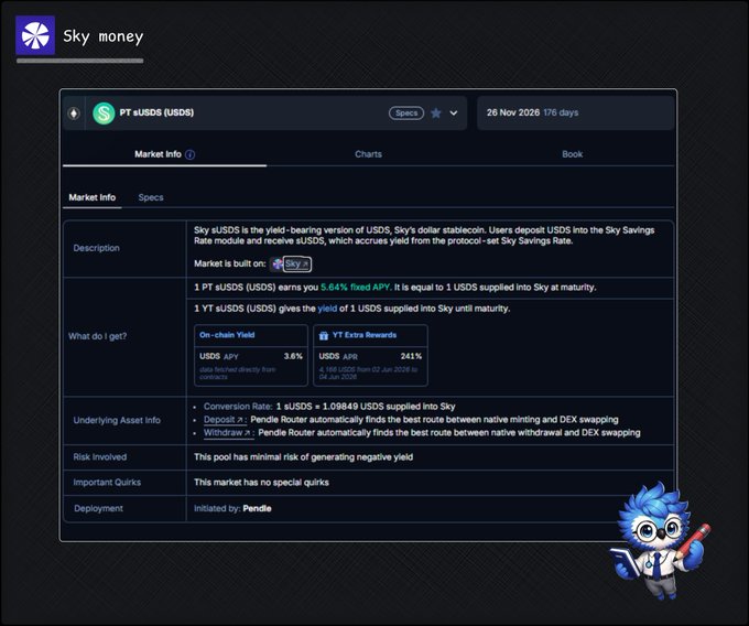 The image shows a screenshot of a trading platform called Sky Money, displaying an alert for a yield curve spread trader's portfolio. The screen contains information about the trader, their asset allocation, and the yield curve spread they are monitoring. It appears that the trader is looking into a market with high yield potential on U.S. Treasury bonds, which is a blue-chip company. This could be a speculative move to profit from a rise in the yield curve, which suggests the market might be anticipating higher interest rates and increased economic growth in the future.