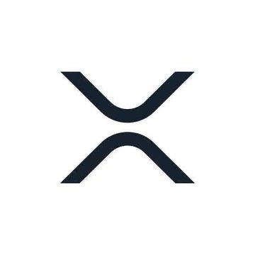 The XRP cryptocurrency logo, a stylized dark blue 'X' with curved strokes on a white background.