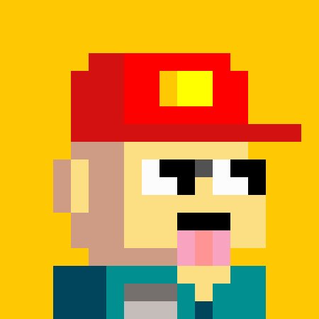 A pixel art character wearing a red baseball cap with its tongue out appears against a yellow background, serving as a quirky mascot-style illustration for the ZecBit NFT mint announcement on Zcash. The playful, retro aesthetic complements the casual, community-focused tone of the tweet promoting the free, privacy-focused NFT collection.