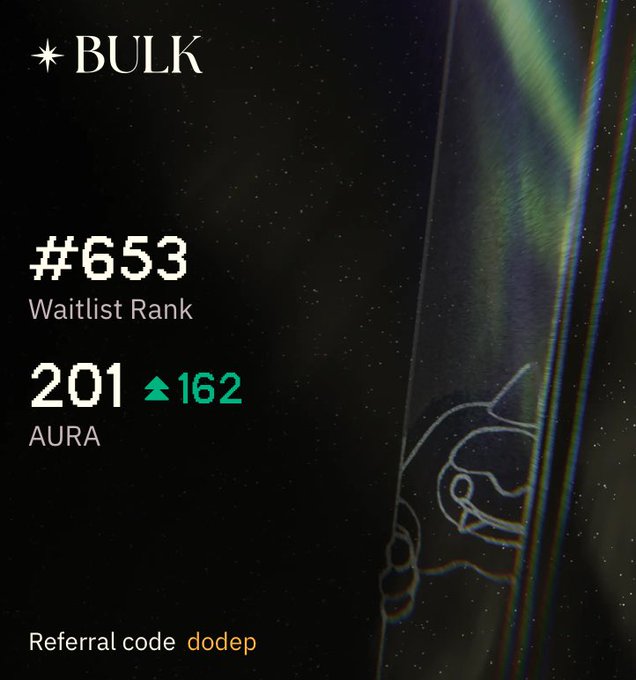 The image features a poster advertising two lists for "My Week 1 @ bulk trade results". The main elements of the poster include a black background with white stars, providing an interesting visual contrast. At the top, there's a question that appears not to have any clear answer or specific response. Below this, there are multiple lines containing numbers and text related to a "bulk trade" service. The primary focus is on a promotional offer for the bulk trade service offered by bulk trade.