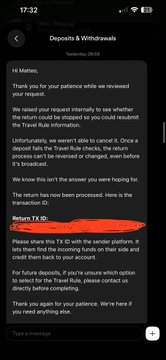 The image shows a screenshot of Strike's deposits and withdrawals page where a user is being asked to return a $1 transaction to complete KYC verification. The platform is requesting sensitive information including a selfie holding an ID, passport details, phone number, and transaction notes to "unlock further deposits." This relates to the post as it visually demonstrates the intrusive identity verification process the user is complaining about, which they feel is excessive compared to other exchanges that require less personal information.