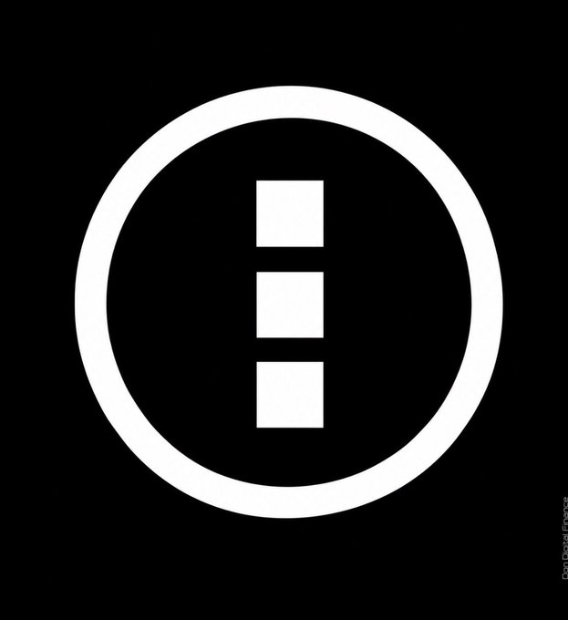 A minimalist black-and-white graphic featuring a white circle containing three vertically stacked white squares, resembling a pause symbol or stylized menu icon. The image contains the text "DonDigital | Finance" along the right edge and relates to the post's question about holding or selling $NIGHT, as the three stacked squares visually evoke a pause or contemplation moment often used in financial decision-making contexts.