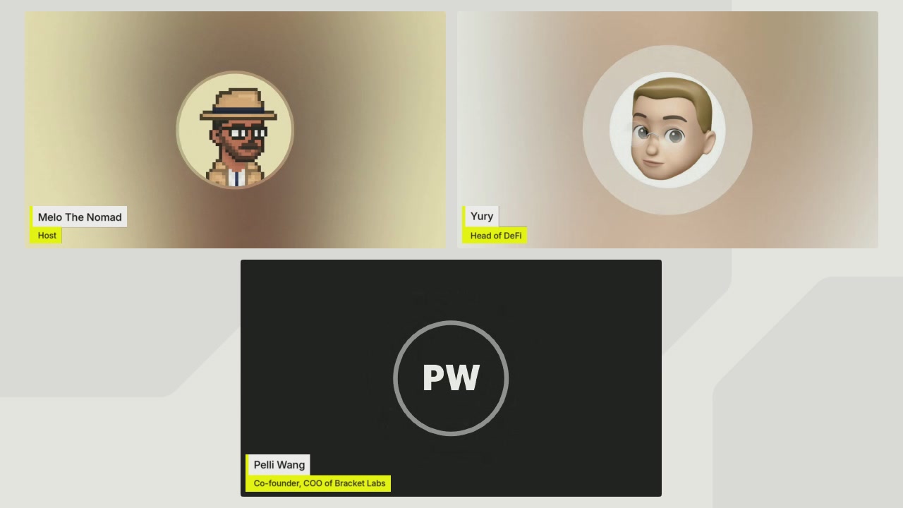 The image features a square with two circular logos positioned at opposite corners. The logo on the left side of the image has a yellow background and displays the text "PW" along with the names of some people, while the logo on the right side also has a yellow background but contains an image of a man's face wearing a hat.