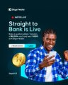A Bankr Promotional image showing a man in a checkered shirt and glasses holding a large golden coin, with the text "Straight to Bank is Live" displayed prominently.