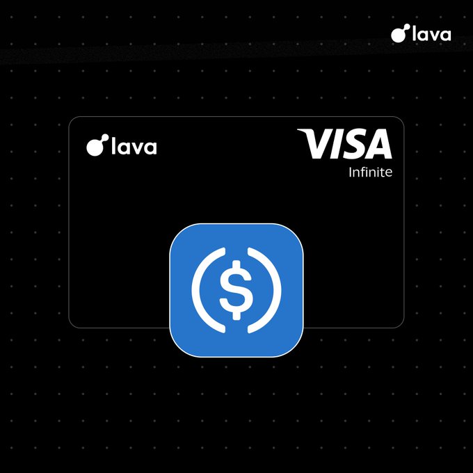 lloala and visa logos are displayed against a black background, with the visa logo positioned above the money icon.