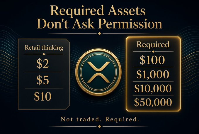 A graphic with the title 'Required Assets Don't Ask Permission' comparing 'Retail thinking' amounts ($2, $5, $10) to 'Required' amounts ($100, $1,000, $10,000, $50,000).