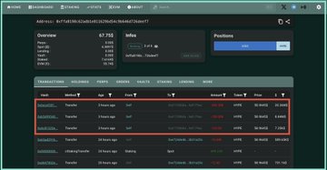 The image shows a blockchain transaction tracking interface on Hypurrscan for address 0xffa8..., displaying transactions where Selini Capital sent 504,100.35 HYPE (~$27M) to OKX, along with partial visibility of Multicoin Capital's transaction history below. The interface confirms the post's description of VC firm Selini Capital moving their freshly unstaked $HYPE tokens to the OKX exchange, supporting the author's speculation that a sale is imminent.