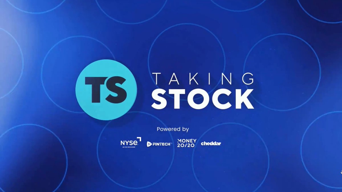 The image features a blue background with white text that reads "Taking Stock" and includes logos for NYSE, Privium, and ZKsync. The text also mentions an interesting insight about banks coming onchain.
