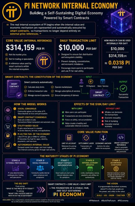 A colorful flowchart depicting various stages of Bitcoin network and economy, from its core value to its impact on financial markets. The chart shows that Bitcoin has gained significant attention worldwide and is now being compared to a Smart Contract Economy as an emerging phenomenon.