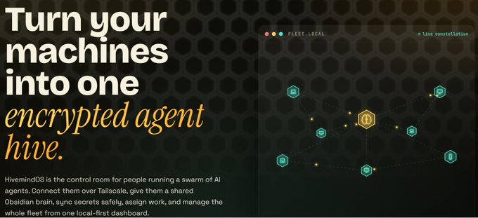 The image appears to be a screenshot from a website promoting encryption software. The main focus is on the text that says "Turn your machines into one encrypted agent hive." This seems to be a marketing strategy for an encryption solution, which could potentially be used for protecting sensitive information or controlling network devices. However, without more specific details about the product being offered and how it works, it's difficult to confidently evaluate its effectiveness.