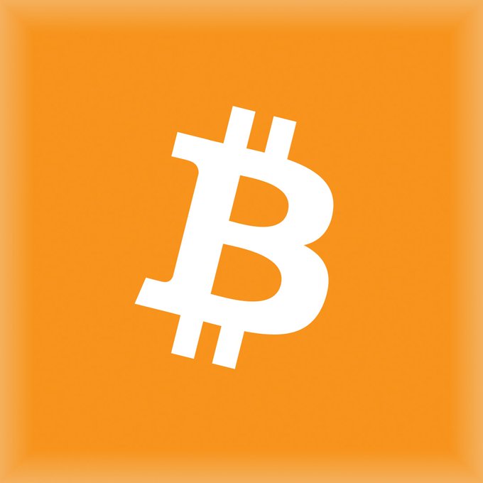 The image features the Bitcoin (₿) logo in white on an orange background, representing Bitcoin as one of the cryptocurrencies referenced in the post about strong ETF inflows of $1.7 billion for Bitcoin and Ethereum.