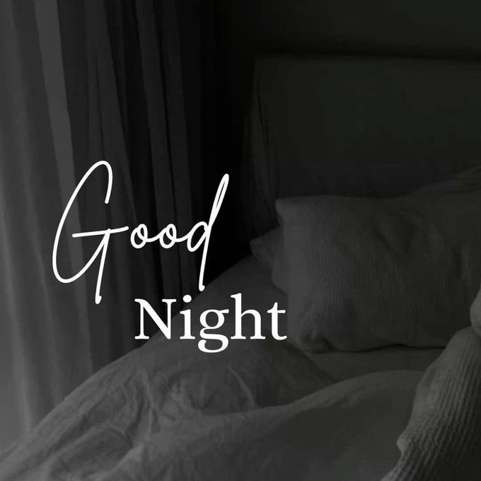 The image features a bed with white sheets and pillows, along with the text "Good Night" written above them. The scene suggests that someone has posted this image as part of a series or collection of posts related to good nights or bedtime routines. The caption provided in the image emphasizes the importance of consistency and engagement when sharing content on social media platforms like Twitter.