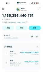 A screenshot of a Binance Wallet showing a BAID balance of 1,166,356,440,751 BAID tokens (approximately 0.07 USD), with a transaction history displaying a recent transfer of +1,166,471,970,637 BAID, visually confirming the receipt of the Bird Coin airdrop mentioned in the post.