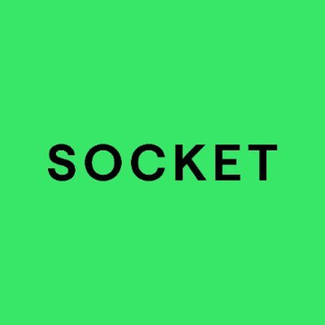 A green square with the word 'SOCKET' in black text.