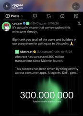 An Instagram post by cybear announces reaching 300,000 followers with the text "300,000,000" displayed prominently in green.