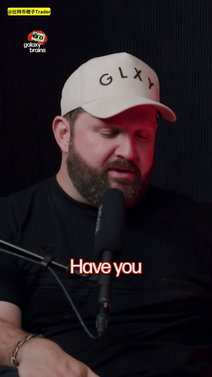 The image features a man wearing a white baseball cap with "GLX" written on it, sitting down while holding a microphone. The caption below the photo reads "CZ praised Hyperliquid's invention as simply outstanding, directly capturing the 'no KYC' niche market that Binance fundamentally can't compete in".