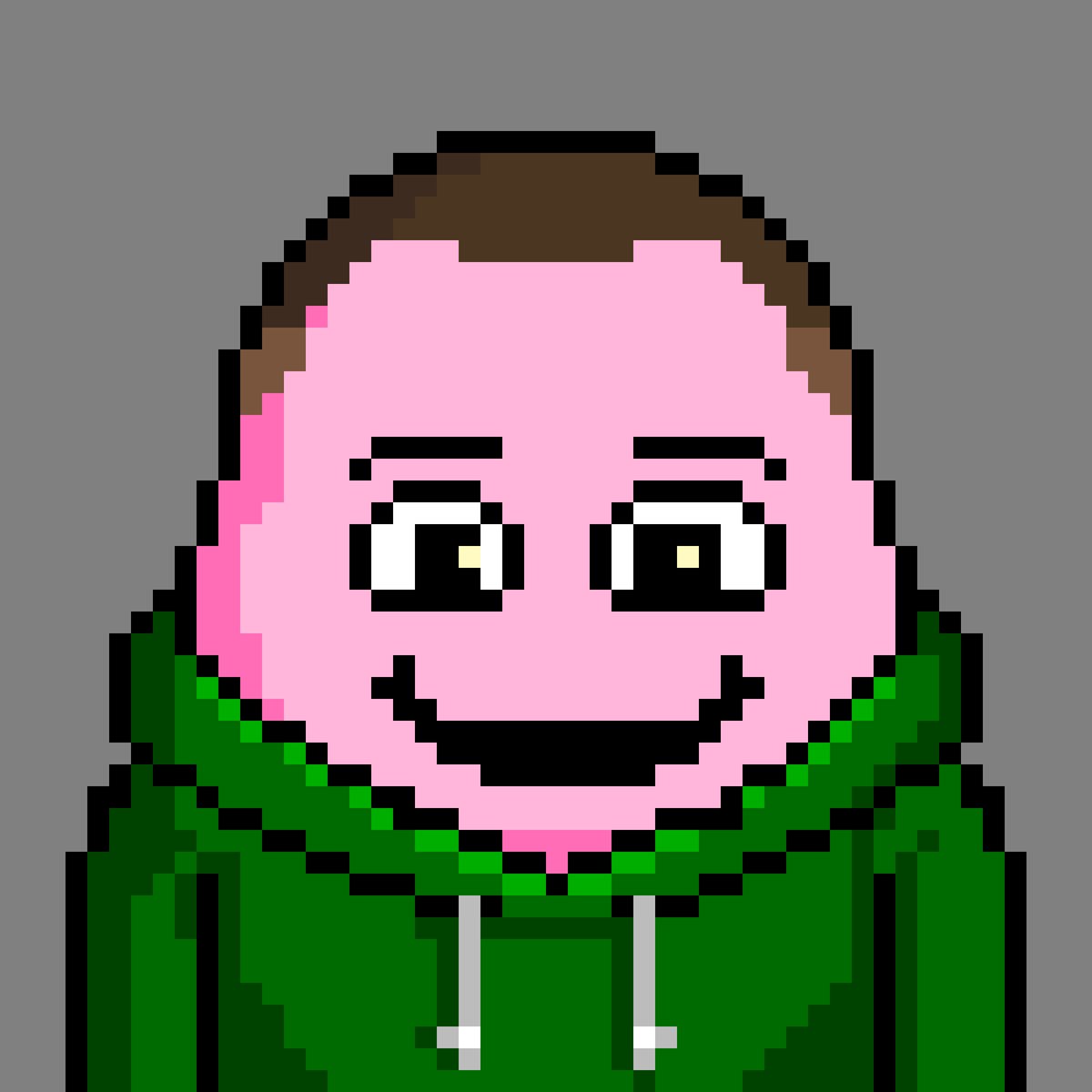 The image features a cute, small cartoon person wearing a green hoodie with white zippers. The person has short hair and a cheerful smile. In the background of the image, there are the words "111 Egglings are coming to @ethereum". This might be a reference to a popular cartoon character or a brand related to cryptocurrency. Another element in the image is an additional text saying that the price for the eggs would be Free Mint Mint date: TBA Apply for WL - which could either be a website address, payment method or some other type of information about purchasing eggs from the @ethereum cryptocurrency market.