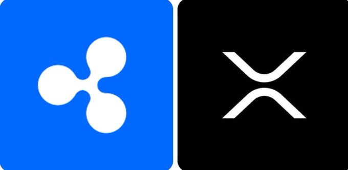 The image displays the Ripple (XRP) logo on the right, alongside another cryptocurrency logo on the left, in a side-by-side comparison format. This relates to the post about an XRP bridge incident that resulted in the loss of approximately 200,000 tokens, leaving the affected side undercollateralized.