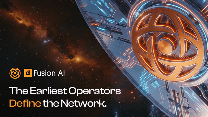 The image features a large, circular logo with a gold center surrounded by blue lines. The text "Ethereum validators" is written below the logo, while "filecoin storage providers" and "helium hotspot hosts" are written above the logo. The phrase "The earliest operators define the network." is also present in the image.