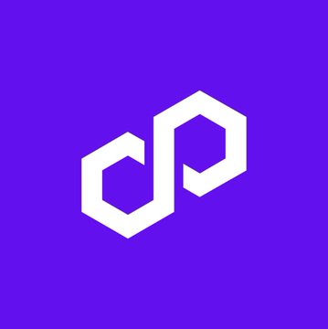The image features a logo consisting of two hexagons, one larger than the other, with a white border around them. The larger hexagon has a smaller hexagon inside it, creating an interesting visual effect. The background color of the image is purple, which contrasts with the white elements in the logo and makes it stand out. In the caption below the image, there's text that reads "NEW: Polygon crosses $2.5 trillion in cumulative stablecoin transfers". This suggests that the logo might be related to a cryptocurrency or blockchain project, possibly indicating a significant milestone or achievement within the industry.