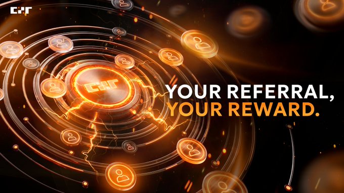 The image showcases the concept of referring friends for trading opportunities while maximizing profits through multiple rounds of trading. The circular arrangement of different characters symbolizes the notion that everyone within a network can become an opportunity for trading. As each character is referred to, they trade with other characters and earn additional currency in return. This results in the growth of the entire circle or network as more participants are introduced and their profits increase through their trades. The image also emphasizes the importance of leveraging one's personal connections to expand opportunities and potentially enhance financial gains in trading activities.