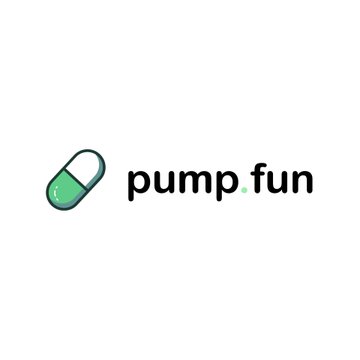 The image displays the Pump.fun logo, featuring a green and white pill icon next to the brand name "pump.fun" in black text, visually representing the platform mentioned in the news about its launch of Custom Pairs on Solana.