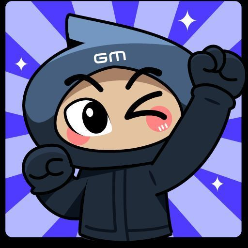 The image features a cartoon character wearing a black jacket and hat, with one hand raised in the air and the other hand making a peace sign. The background has a blue and purple gradient effect that makes the character stand out. There are also stars scattered throughout the image, adding to its visual appeal. The post seems to be discussing Injective, which is a Layer 1 built specifically for finance. It explains how Injective is taking over financial tasks traditionally done by humans, such as trading and managing assets. This concept is gaining popularity in the crypto world due to its simplicity and efficiency.
