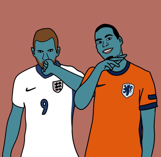 The image features two soccer players, one wearing a white jersey with the number 9 and the other wearing an orange jersey with the number 8. They are standing next to each other and both have their noses covered by their hands. The background of the image is pink, which contrasts with the blue color of the players' jerseys. There is also text in the image that reads "Some of you may not realize that Avalanche is the tech platform that powers the FIFA world cup ticket sales." This suggests that the image might be related to a discussion or advertisement about the use of Avalanche for purchasing tickets to watch the FIFA World Cup.