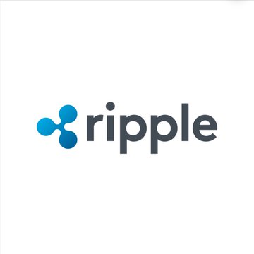 The Ripple logo is shown with its blue three-pronged symbol next to the dark text 'ripple' on a white background.