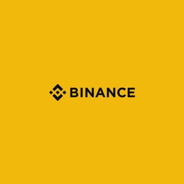 The image displays the Binance logo and wordmark in black against a bright yellow background. It visually represents the Binance Wallet referenced in the announcement about its new integration with Plume's nBASIS vault for tokenized real-world asset funds.