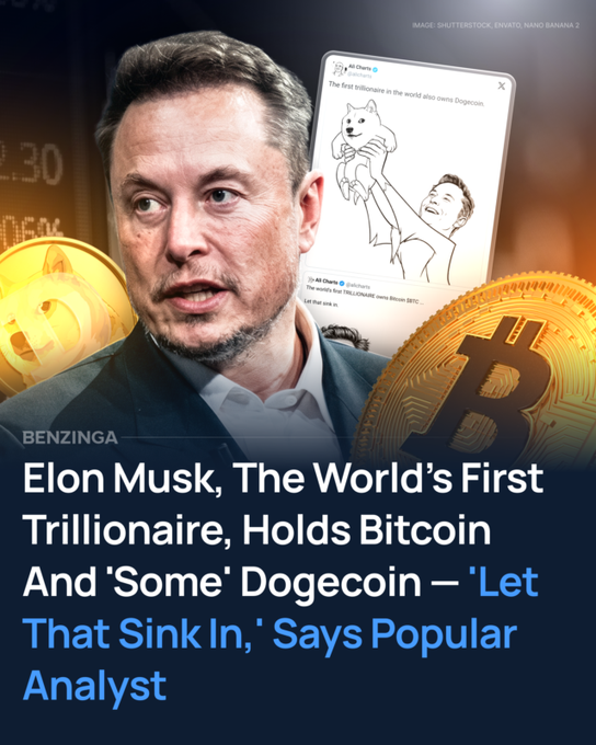 The image features an article about a man named Elon Musk, who is known for his work with Bitcoin and Tesla. The article discusses the first trillionaire's involvement with Bitcoin and some Dogecoin, as well as a meme related to rocket launches. The focus of the image is on the post that includes this information, which is likely meant to be shared or viewed by others.