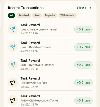 The image shows a cell phone screen displaying three separate lists, each featuring different icons related to social media platforms such as Twitter, Instagram, and Facebook. The list for Twitter has a blue icon depicting the Twitter logo, while other lists have similar icons with their respective social media platform information. The bottom part of the cell phone displays a post on Facebook, which seems to be about recent transactions or news from CERN News Channel. The overall image focuses on the user's daily activity and how they interact with various social media platforms through these apps.