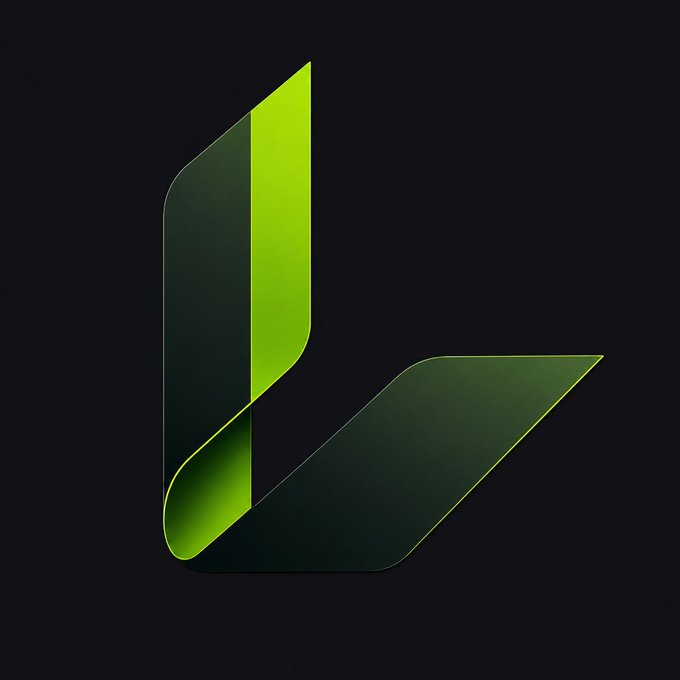 A stylized, metallic-looking green letter "L" with sleek, ribbon-like folds is displayed against a dark background, serving as a logo. It visually represents the ticker $LOX mentioned in the accompanying post about the Metamask token warning being resolved.