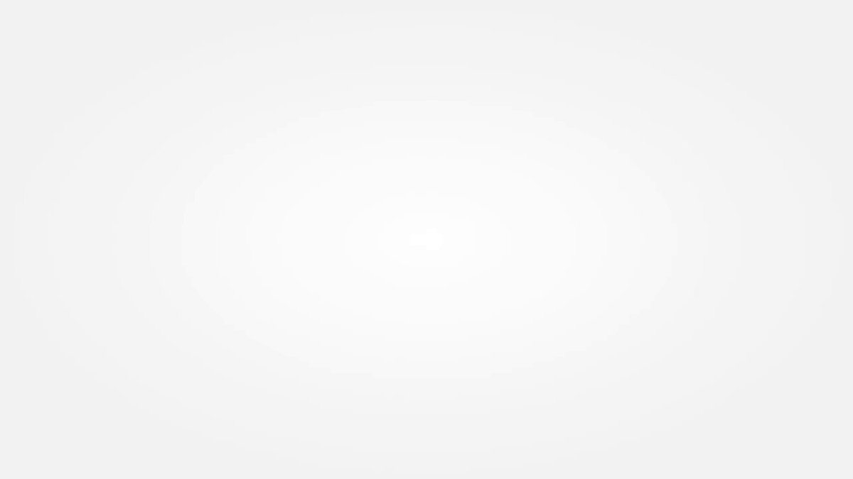 The image shows a white square with a gradient background transitioning from light to dark gray at the edges. The text above the image reads "Focus on what is in the image & how it relates to the post."