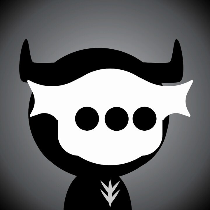 The image features a black and white cartoon character wearing a mask that looks like a skull or a monster's face. The character has three eyes and two ears, giving it an eerie appearance. The background of the image is dark gray, which contrasts with the character's stark white face. There are no texts present in the image, but there is a caption below it that reads "Don't forget about $LINGS @ RunelingsBTC Most of the supply hasn' even been distributed yet, but with market conditions like these, waiting for a better environment makes a lot more sense."