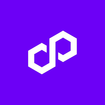 The image shows the white Polygon (POL) logo, a stylized interlocking hexagonal design, on a purple background. It visually represents the brand celebrating its Ithaca Hardfork mainnet activation scheduled for July 29 at block 50.19M.