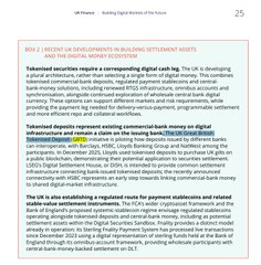 A page from a research paper titled 'TOWARDS BANKING SETTLEMENT AGENTS' discussing tokenized securities, smart contracts, and central bank digital currency, dated December 2024.